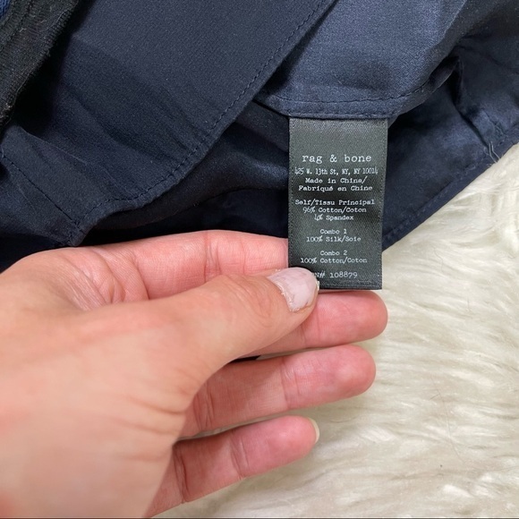 Rag & Bone Luna Dress Blue Mesh - Picture 6 of 12